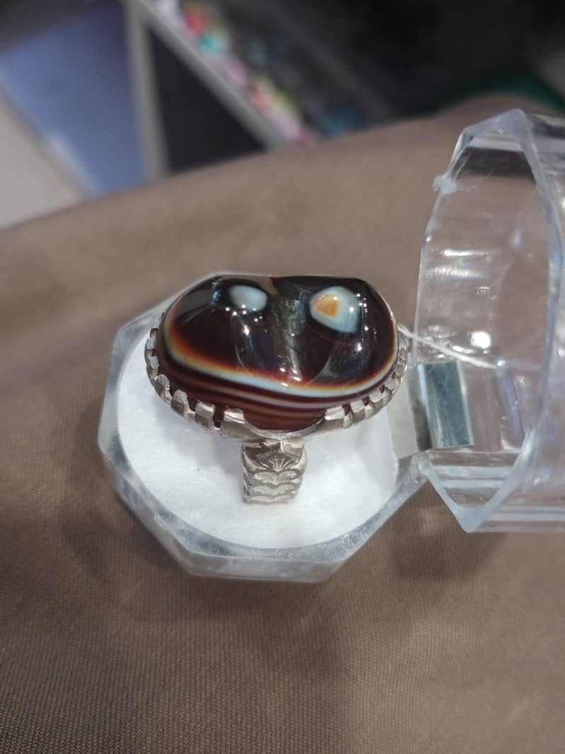 opal Ring    /.   Aqeeq Ring 6