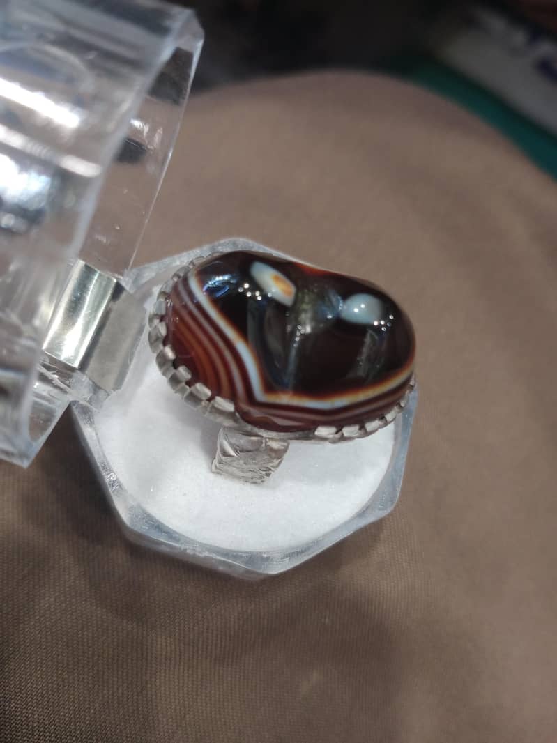 opal Ring    /.   Aqeeq Ring 7