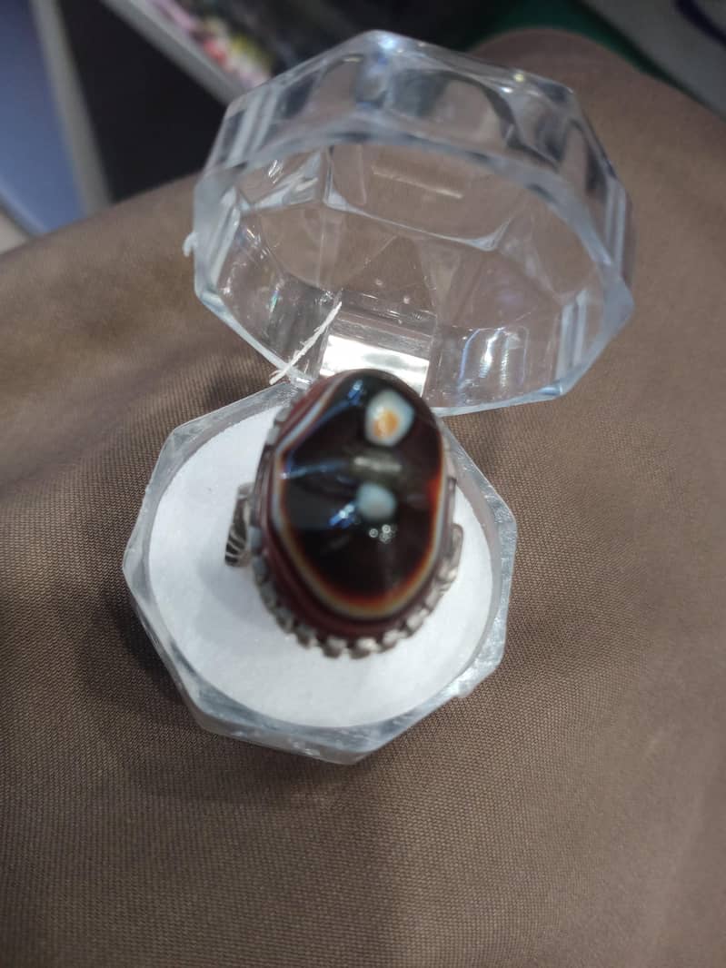 opal Ring    /.   Aqeeq Ring 9