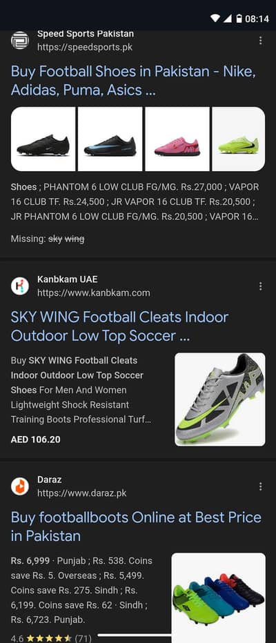 Sky Wings original imported from UAE. Foot size 11