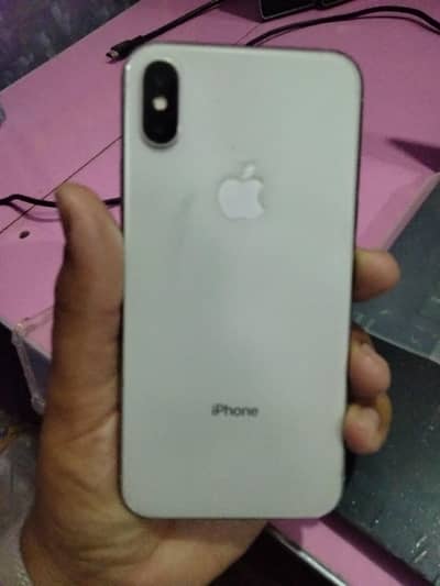 Apple iPhone X  256GB Face ID working Good Condition Color white