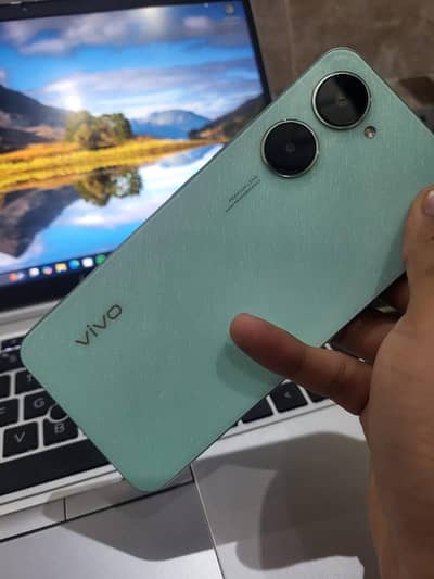 Vivo Y03 4GB 64 GB PTA Approved 10/10 Condition Full Fresh Green Color