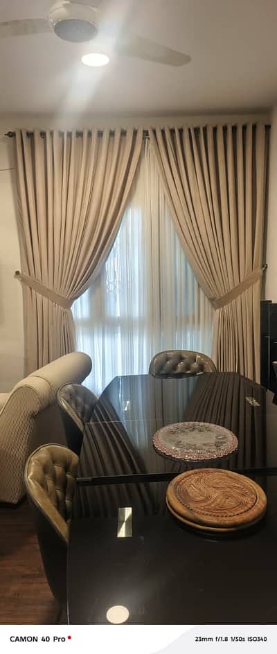 plain white curtain/white curtain/blinds/wall design/curtain/majlis