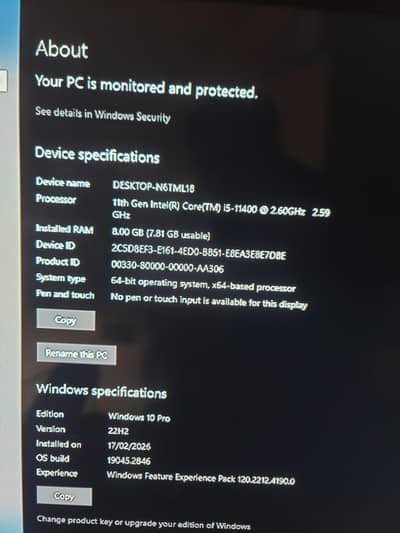 Gaming Pc in Normal Case