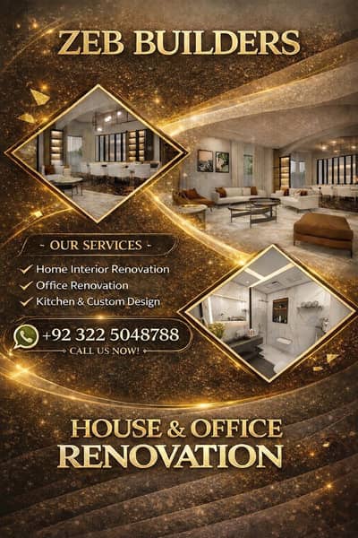 Home Renovations Services , Interior Designer ,Ceiling, Tile Work