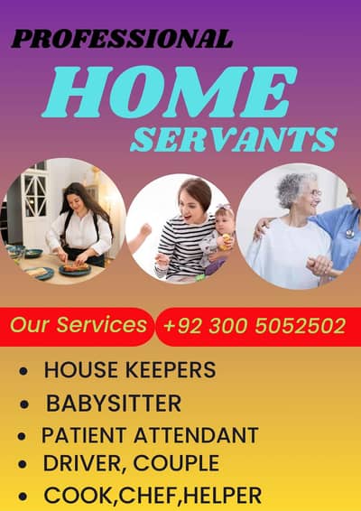 PROFESSIONAL MAID BABY SITTER PATIENT ATTENDENT COOK HELPER