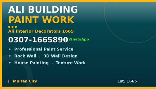 Professional Painter & Paint Work Services in Multan