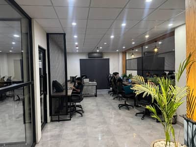 5000 SQ. FT PLAZA FLOOR IS AVAILABLE FOR RENT IN MAIN BOULEVARD GULBERG