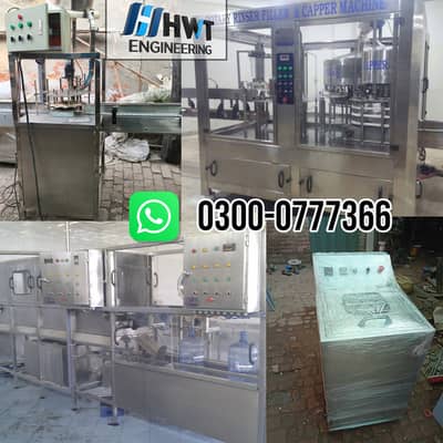 Automatic Bottle Filling Machine for RO Plant , RO Filling Machine