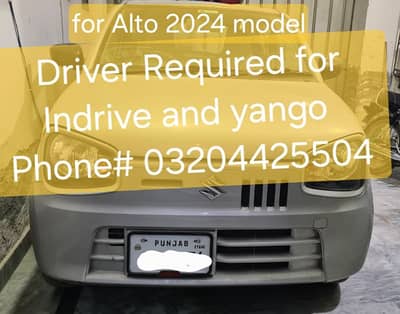 Driver Required for indriver