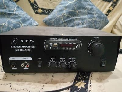 dual speaker with amplifier