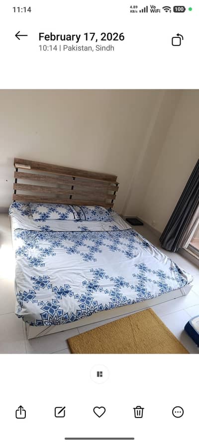 Habitt king size floor bed