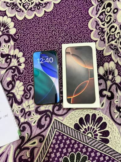IPHONE 16 PRO MAX NON PTA BRAND NEW CONDITION