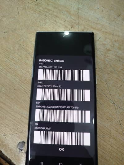 Samsung S22 Ultra used only kit
