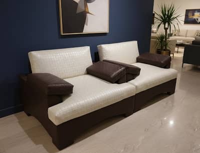 Two comfortable, soft sofas easy to relax -2 Seater sofa- Habitt brand