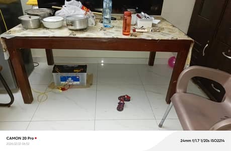 Dining table with 8 chairs