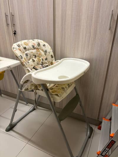 High Chair bought from Zubaidas. Good Condition.