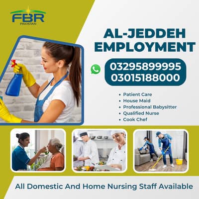 We provide House maids ,Babysitter, Chinese Cook, Driver, Couple staff