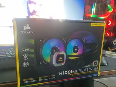 Corsair Hydro Series H100i RGB PLATINUM 240mm Liquid CPU Cooler
