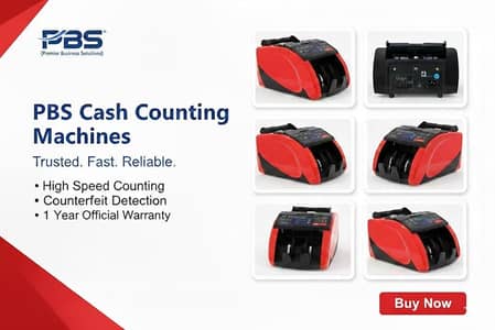 Brand New PBS Cash Counting Machines