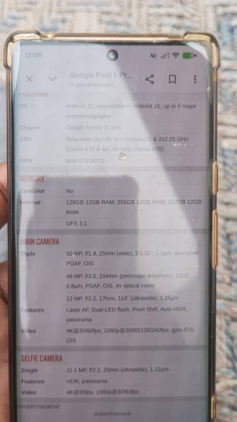 Google Pixel 6 Pro 4