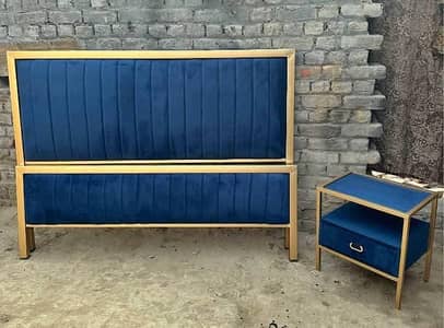 iron bed double king size/steel bed double/03244737250