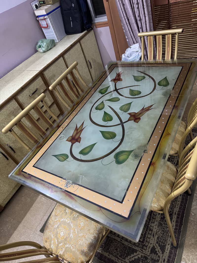 Dinning table with 8 chairs 2