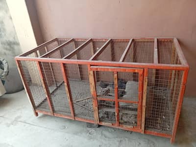 Hen cage/wood made/doubel jali/pinjra