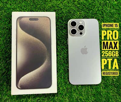 IPhone 15 128gb, 15 Pro Max 256gb PTA Registere