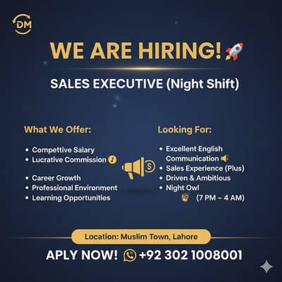 Sales Executive (Night Shift) – Digital Marketing Agency