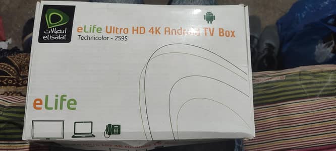 elife ultara HD 4K ANDROID TV BOX