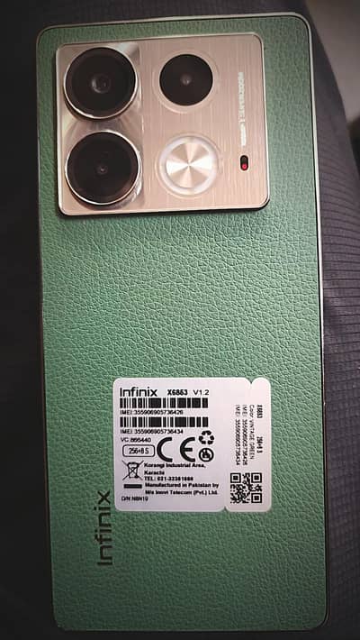 Infinix Note 40 Memory 8+8  256