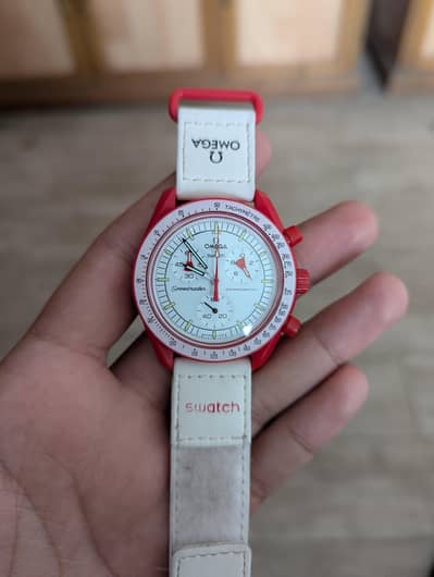 Omega x swatch mission to mars speedmaster