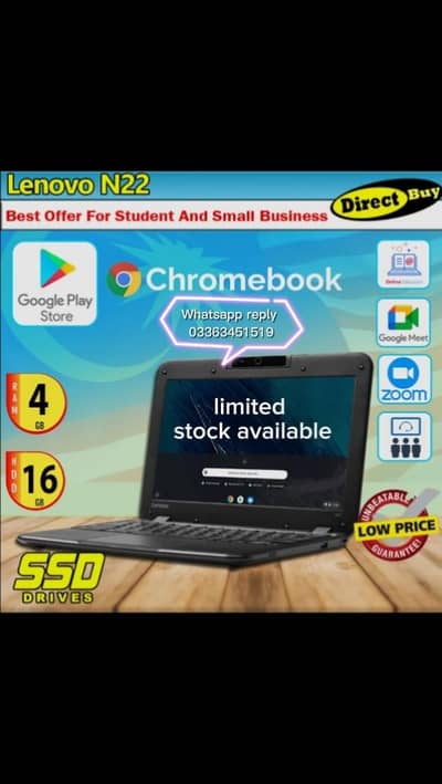 Lenveo Chomrebooks Different BRANDS AVAILABLE