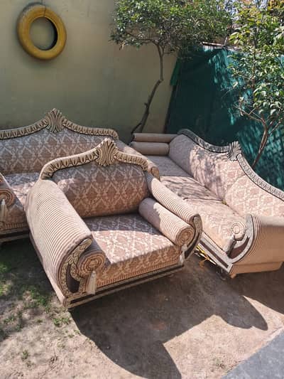 Wooden sofa set 3,2,1