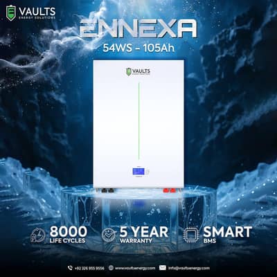 Vaults 51v-105Ah Lithium ion Solar Batteries 8000 cycles