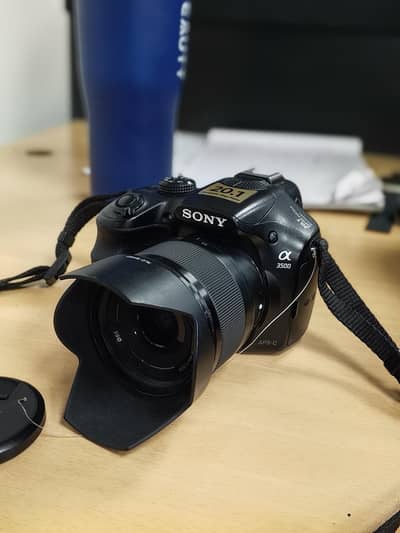 sony Alpha 3500 DSLR in very good condition 20.1 mega pixel
