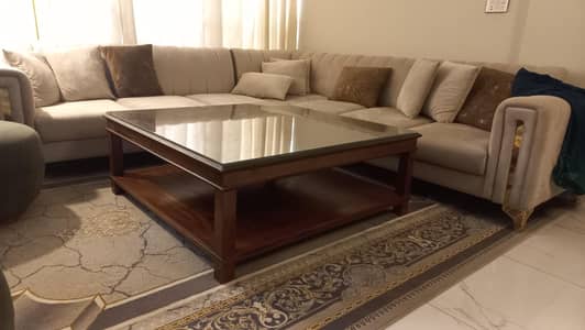 100 % sheesham wood center coffee table