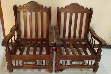 wooden sofas and bed for sale