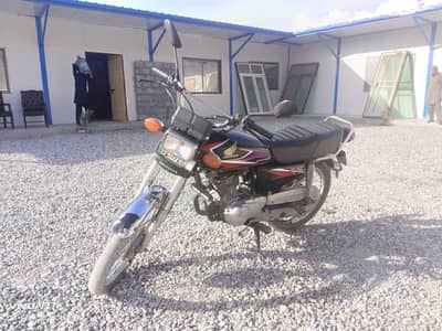 Black Honda CG 125