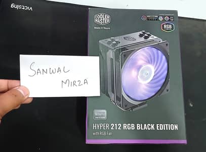 Cooler Master Hyper 212 Black Edition RGB CPU Air Cooler