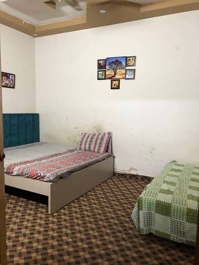two bed dd portion for rent in johar