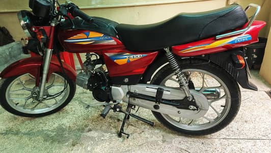 Self-Start Bike with alloys Rims Crown company 1st owner .