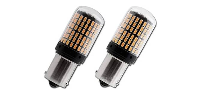 Led indicators yellow
