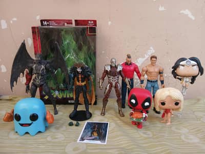 Different Action Figures and collectibles available for sale