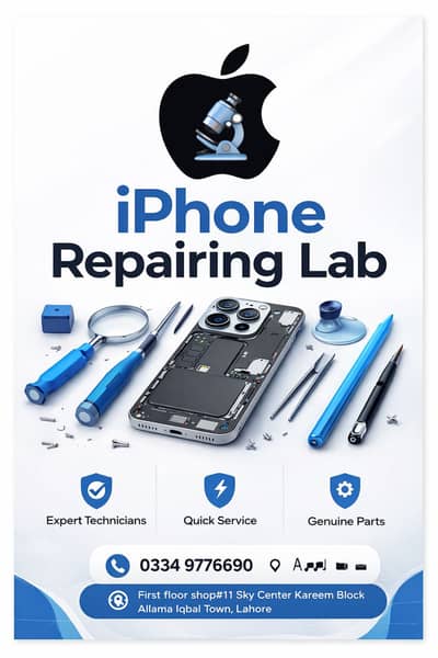 iPhone repairing lab panel battery face id board repair strip camera