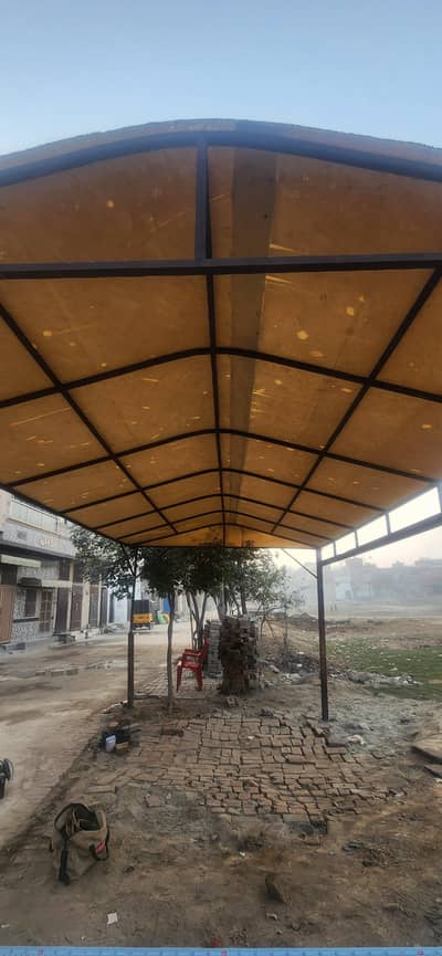 outdoor car parking shedd