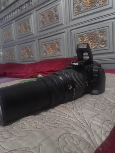 canon 400D with 70/300 lense all ok camera price finla hai