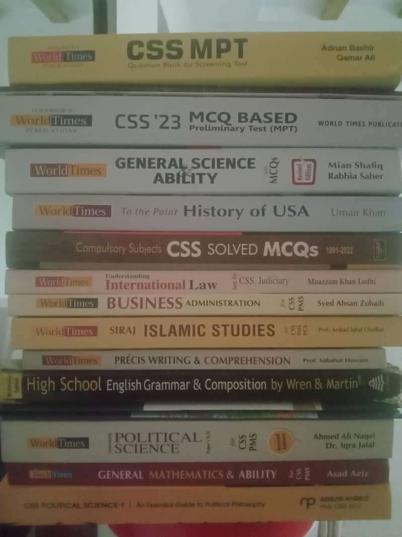 Css knowledge Books for preparation 0