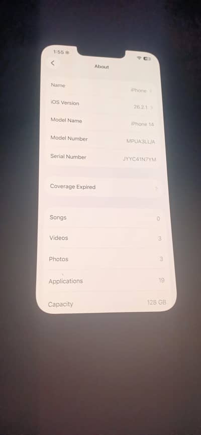 iphone 14 jv LL/A model nonpta jv